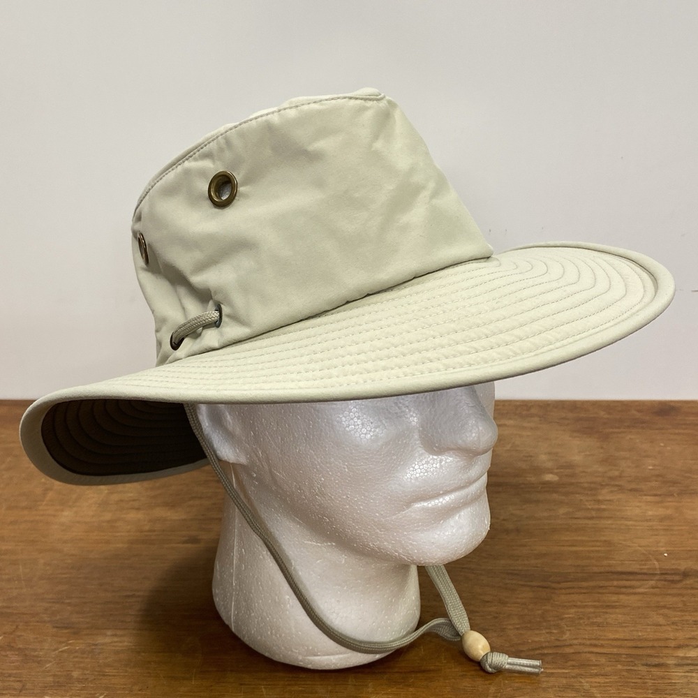 The Tilley Hat Endurables Size 7? 22" Khaki Sun Hat Safari Travel Made in Canada